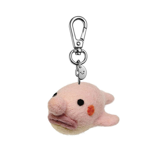 Bob The Blobfish Felt Keychain
