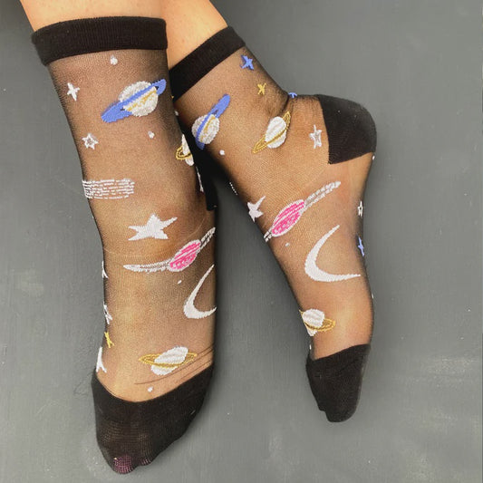 House of Disaster After Dark Sheer Socks