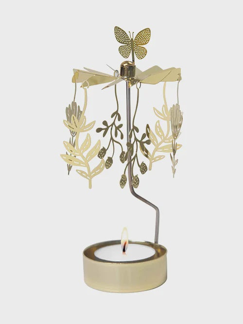 Meadow Gold Rotary Candle Holder