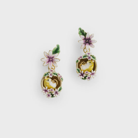 Bill Skinner Blackberry Mouse in Plant Pot Earrings