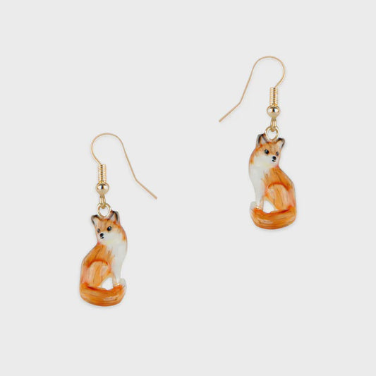 Bill Skinner Fox Drop Earrings