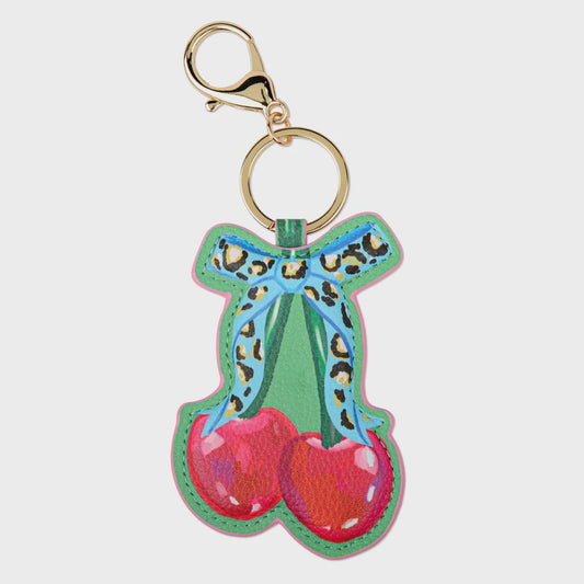 Hijinx Bag Charm Keyring - Cherries