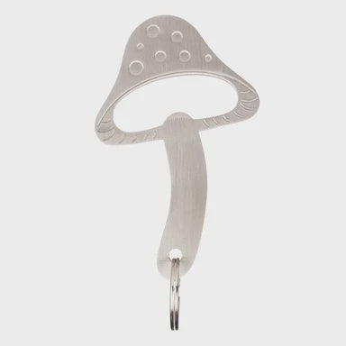 Kikkerland Mushroom Keychain Bottle Opener