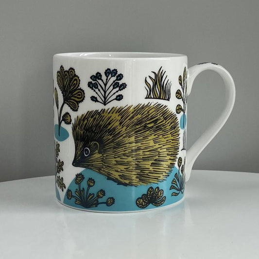 Lush Designs Fancy Handle Hedgehog Mug