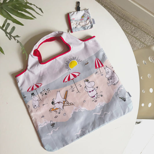 Moomin Beach Eco Foldaway Shopper Bag