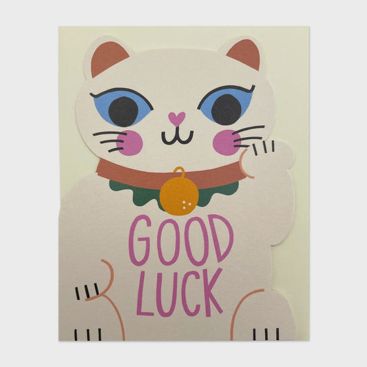 Good Luck Cat Mini Card - Podarok