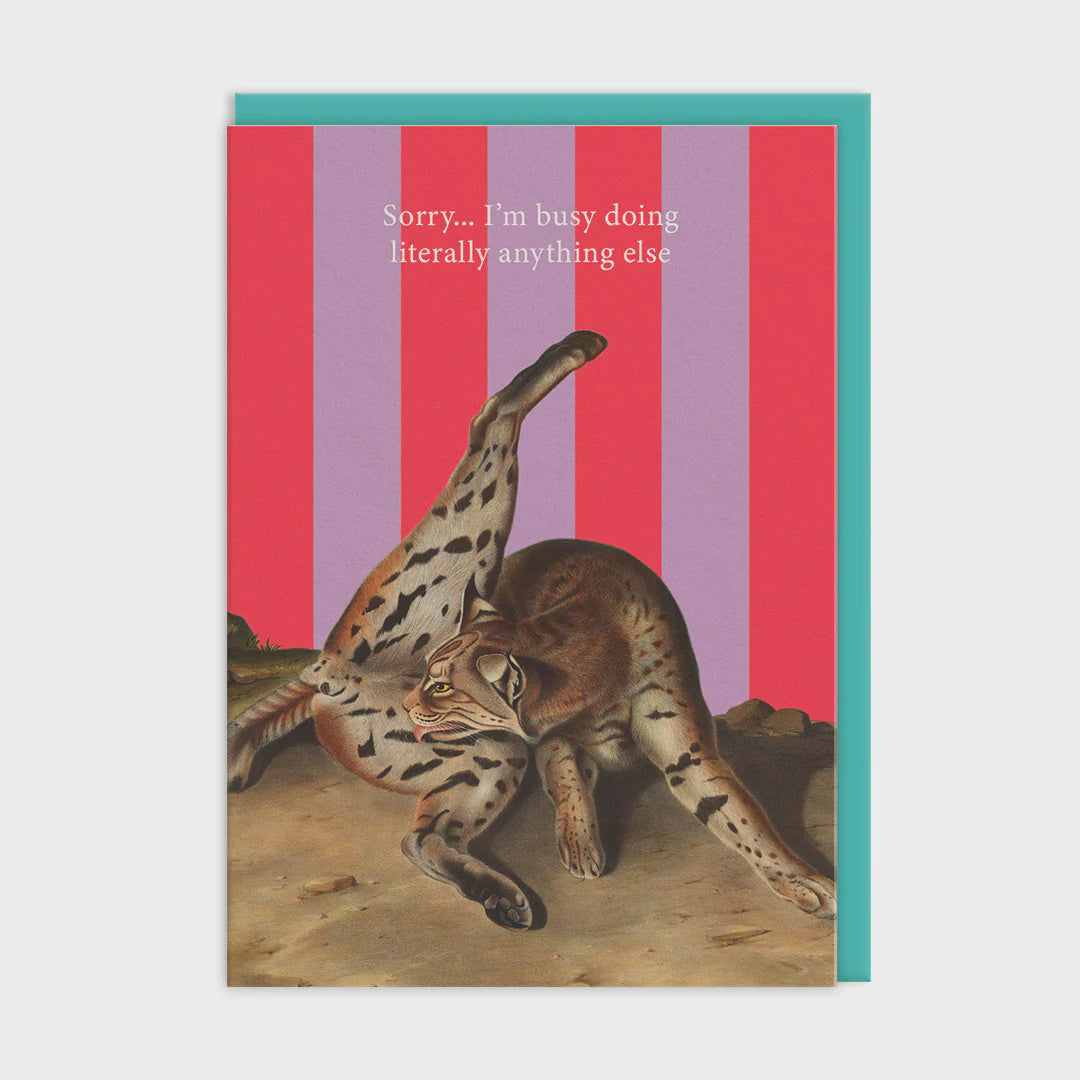 Busy Greetings Card