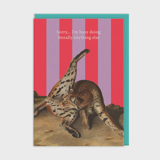 Busy Greetings Card