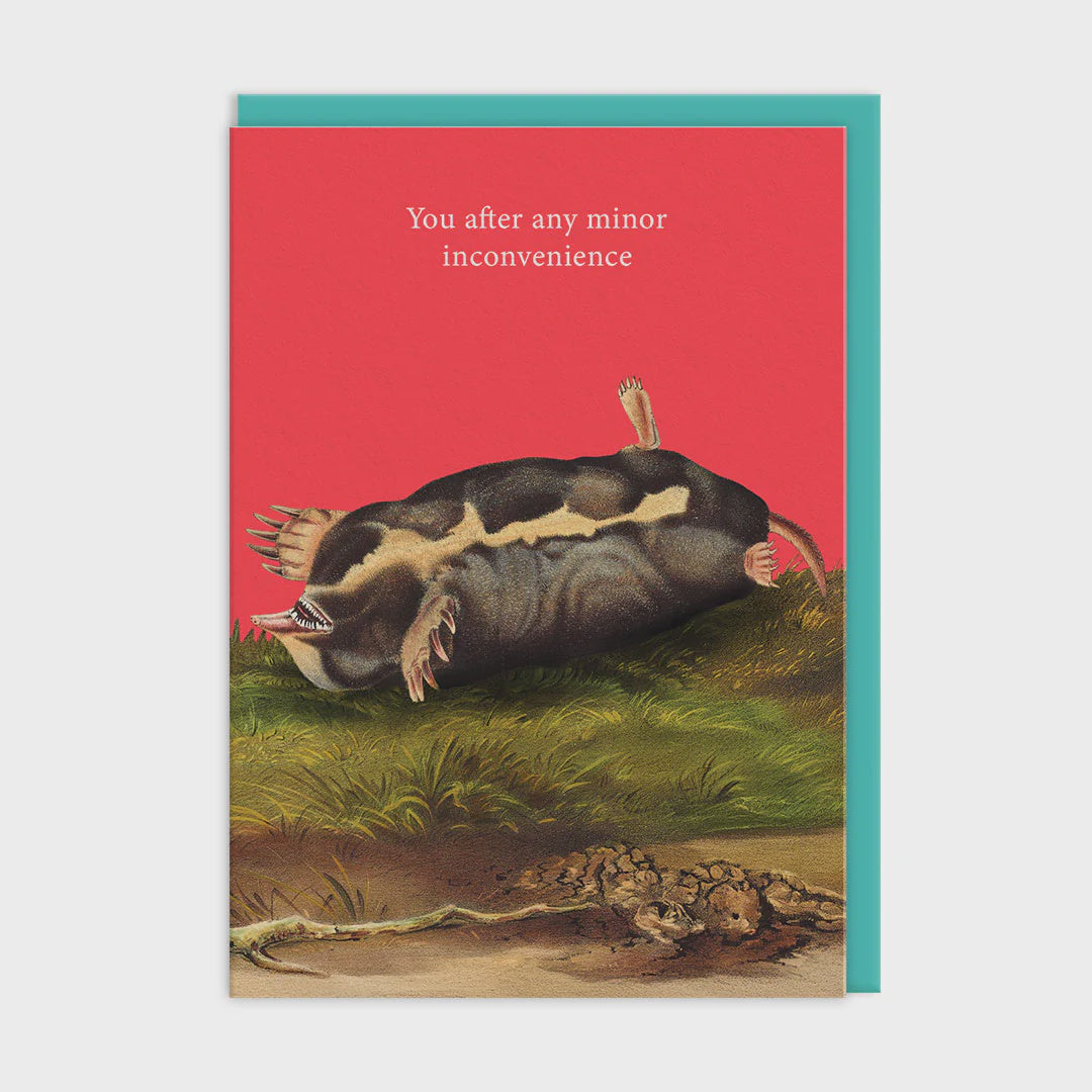 Minor Inconvenience Greetings Card