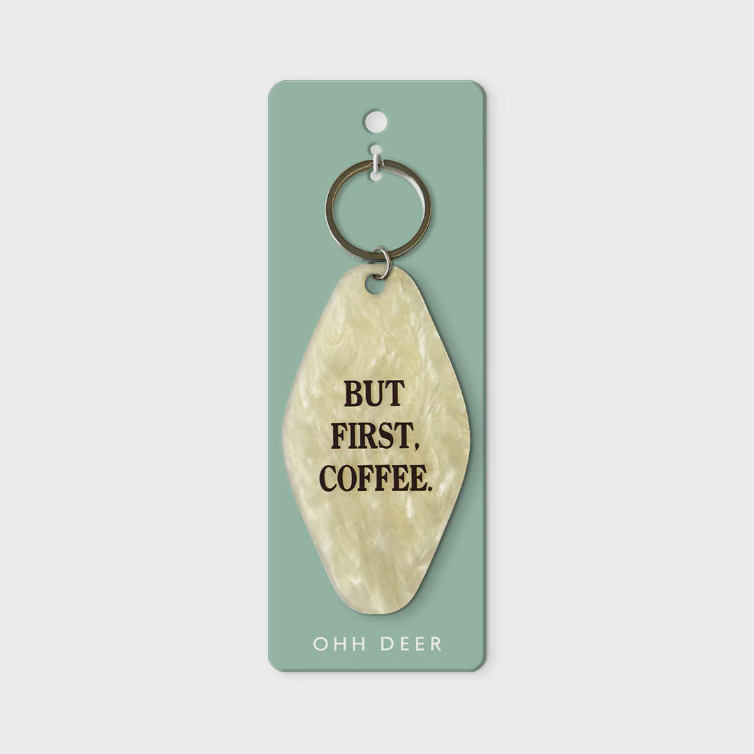 Bur First, Coffee Keyring