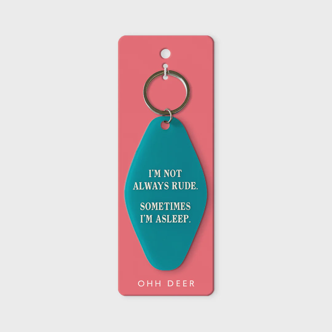 Sometimes I'm Asleep Keyring