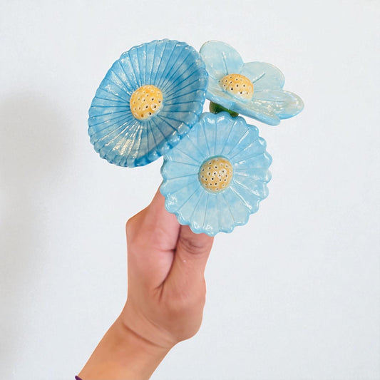 Large Handmade Stoneware Flower