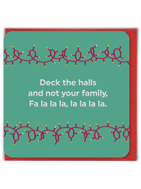 Relatable Deck The Halls Card