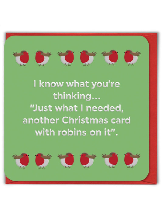 Relatable Robin Christmas Card