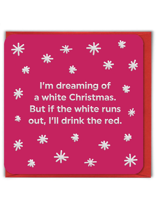 Relatable White Christmas Card