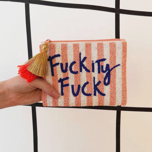 Fuckity Fuck Beaded Purse