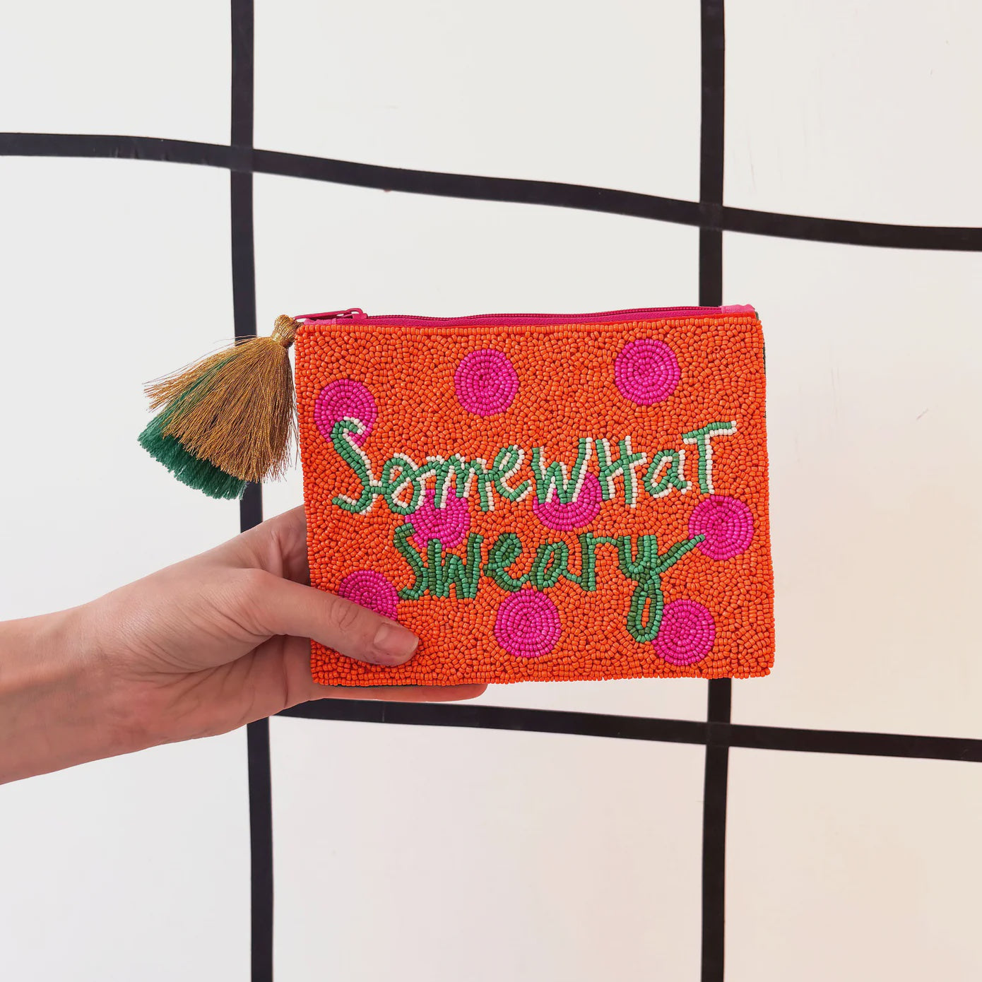 Somewhat Sweary Beaded Purse