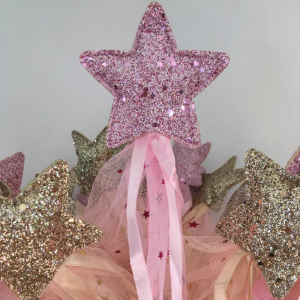 Pink Sparkle Star Wand