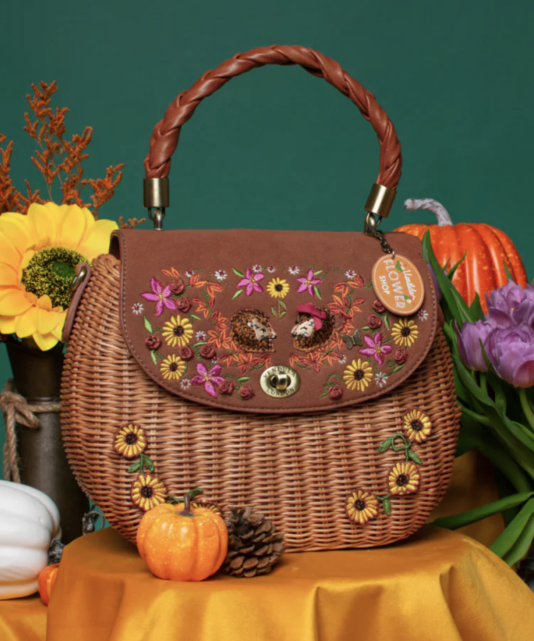 Vendula Flower Shop Amber Edition Basket Bag