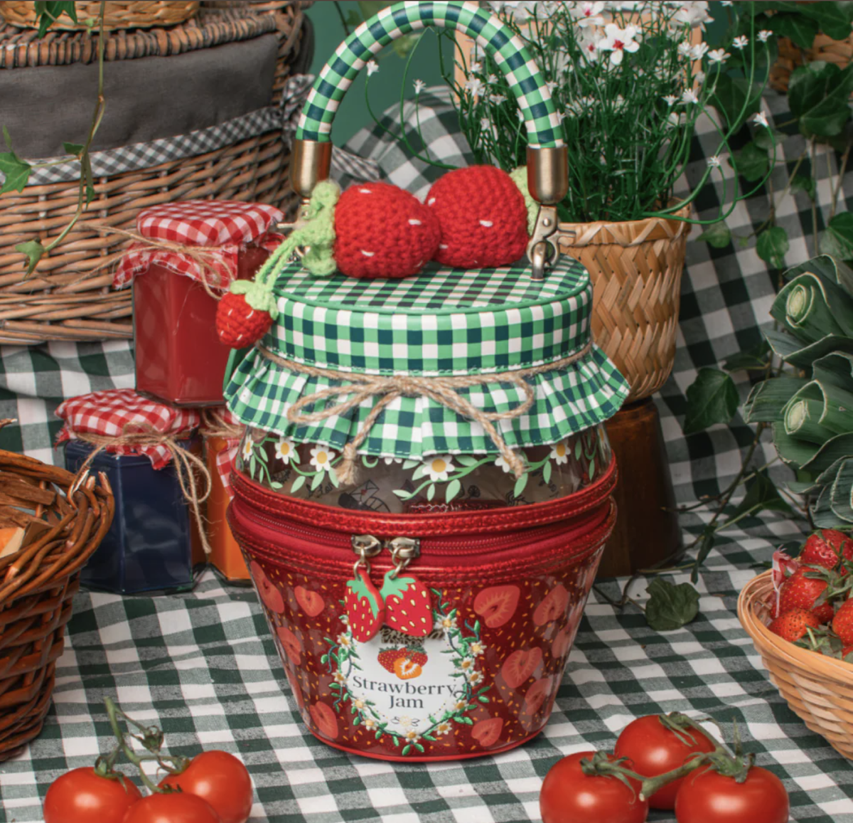 Vendula Farmhouse Pantry Strawberry Jam Bag
