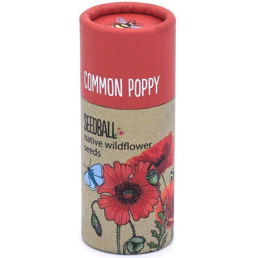 Seedball Poppy Tube