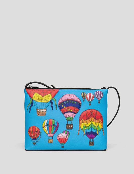 Yoshi Balloon Festival Leather Cross Body Bag