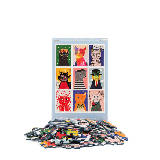 Art Cats 99 Piece Mini Jigsaw Puzzle