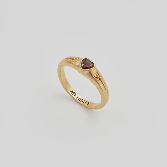 Heart Signet Ring