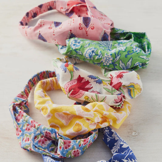 Block Print Knot Headband