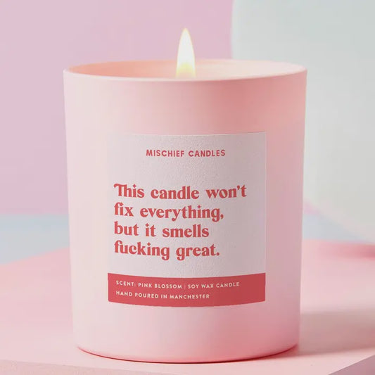 'Smells Fucking Great' Hand Poured Candle - Podarok