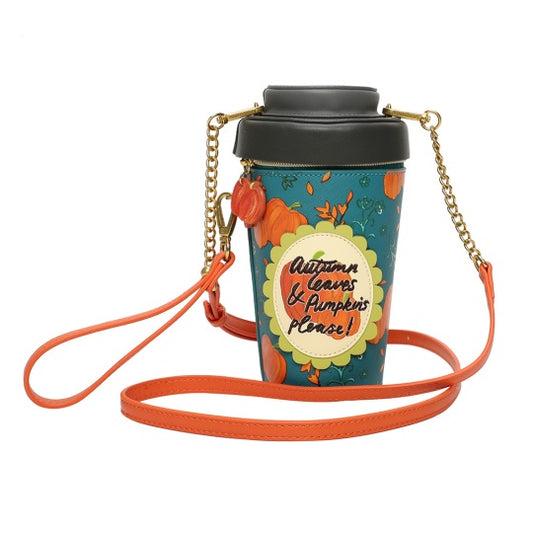 Vendula Sugar and Spice Coffee Shop Pumkin Spice Latte Bag