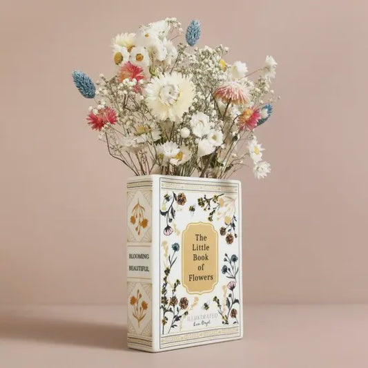 Ceramic Little Book Of Flowers Vase - Podarok