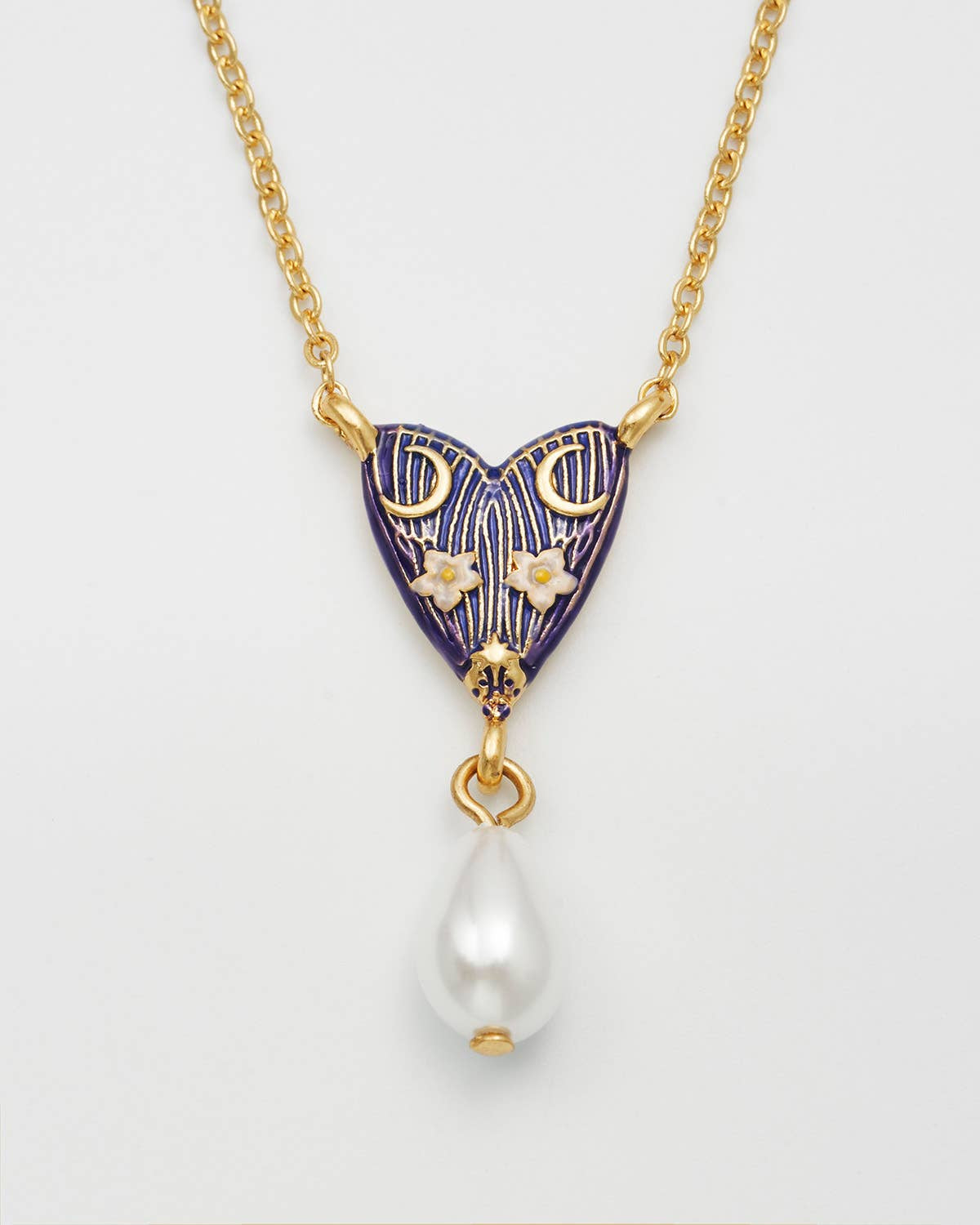 Jasmine Moon Butterfly Pearl Necklace