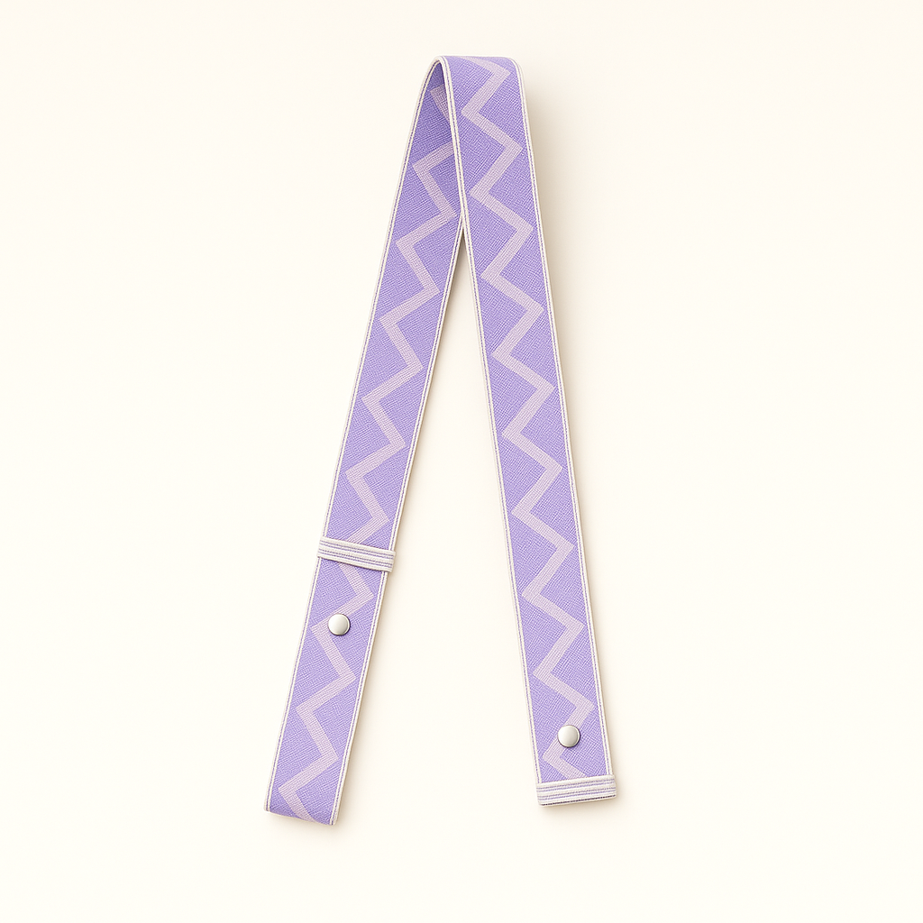 Lilac ZigZag Adjustable Strap