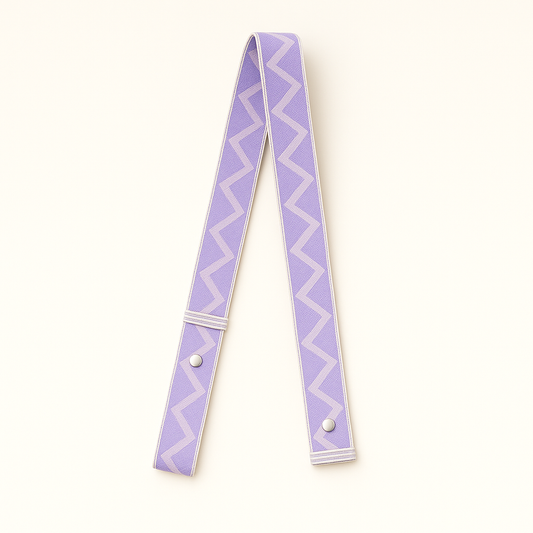 Lilac ZigZag Adjustable Strap
