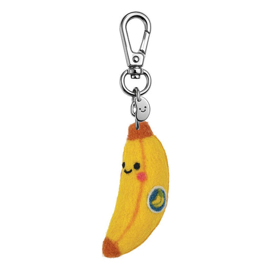 Billy The Banana Felt Keychain
