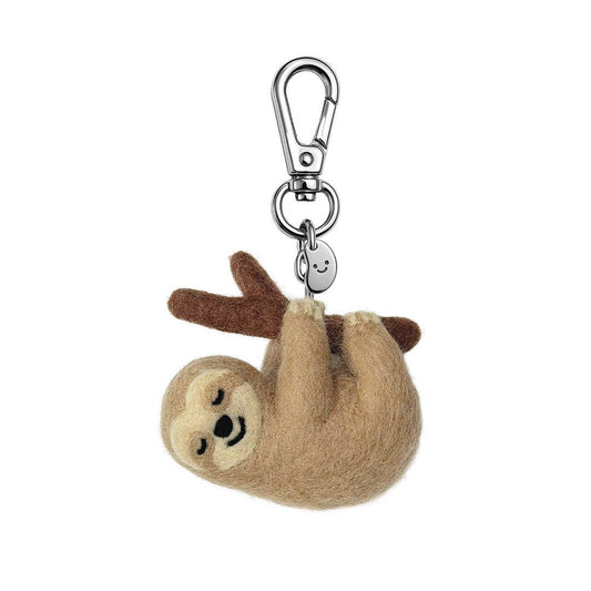 Silvie The Sloth Felt Keychain