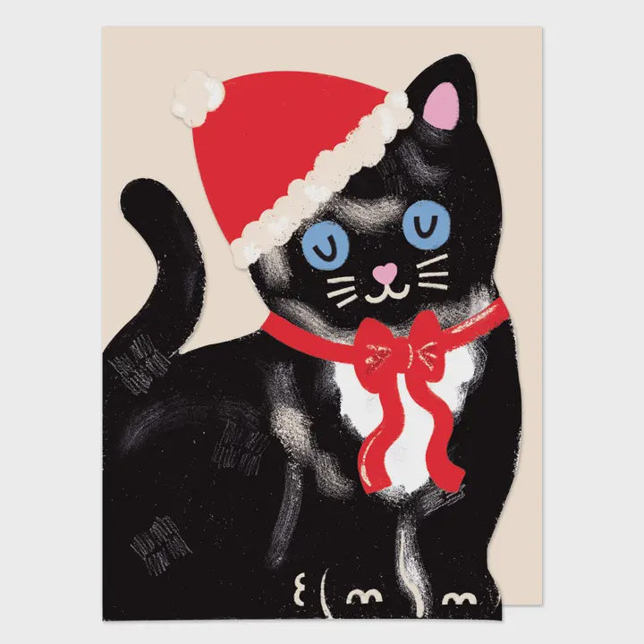 Christmas Kitten Mini Card