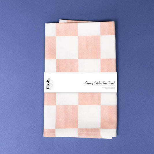Paloma Checkerboard Tea Towel