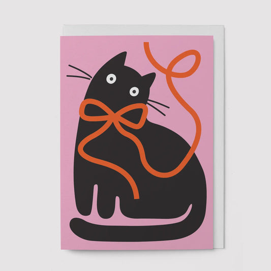 Ribbon Cat Card