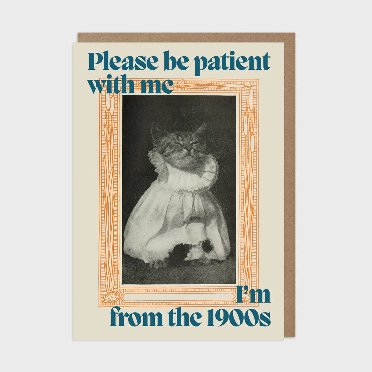 Please Be Patient Cat Card