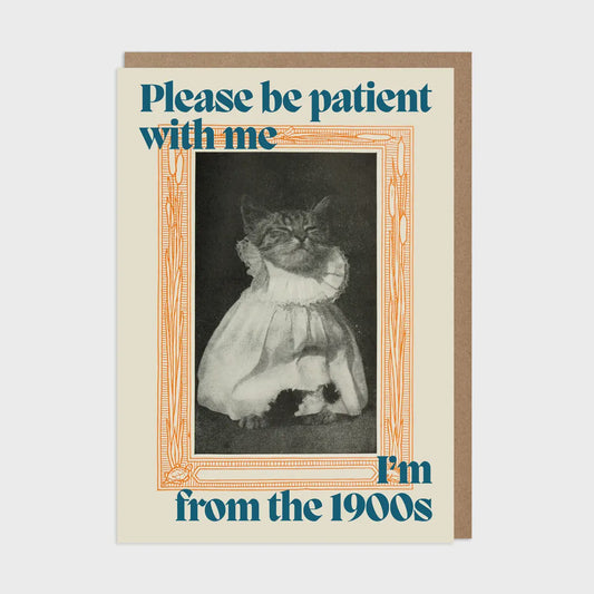 Please Be Patient Cat Card