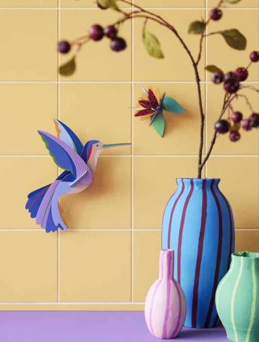 Studio Roof Wall Decor - Birds of Paradise Hummingbird