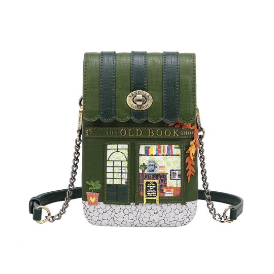 Vendula The Old Bookshop - Green Edition Phone Pouch