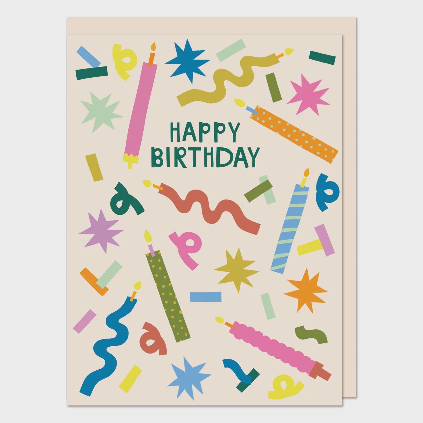 Happy Birthday Candles Mini Card