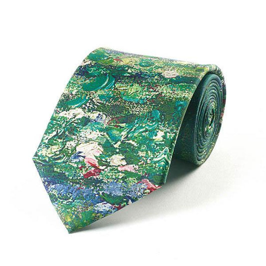 Fox and Chave Monet Pond Silk Tie