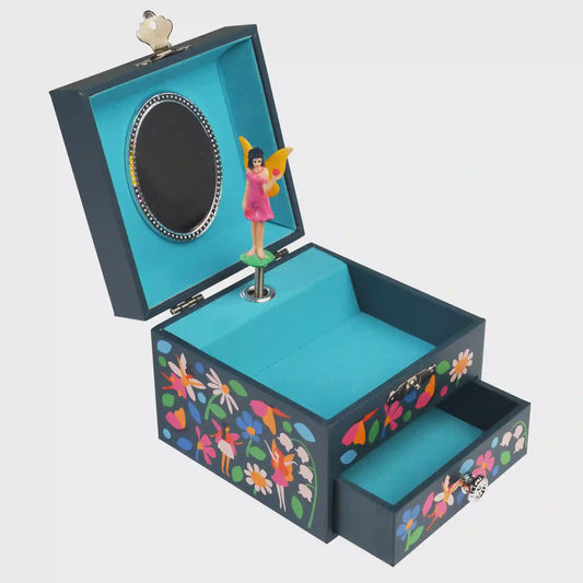 Rex Fairies in the Garden Musical Jewellery Box
