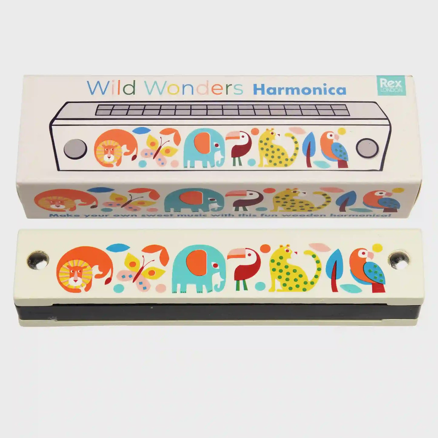 Rex Wild Wonders Wooden Harmonica