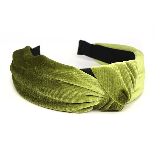 POM Headband - Lime Velvet