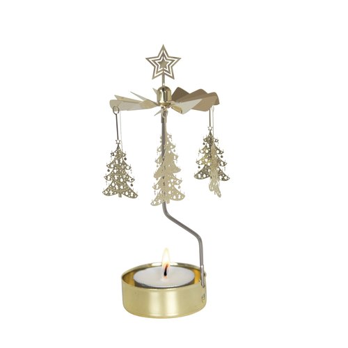 Christmas Tree Rotary Candle Holder